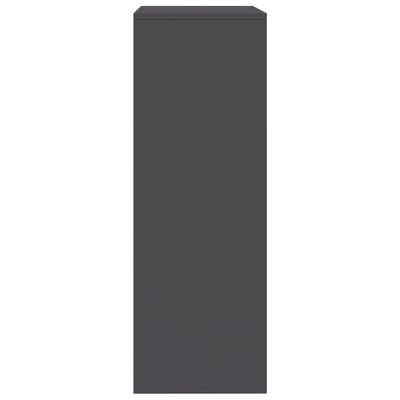 vidaXL Příborník se 6 zásuvkami šedý 50 x 34 x 96 cm dřevotříska
