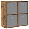 vidaXL Serv&iacute;rovac&iacute; skř&iacute;ň se z&aacute;suvkou Star&eacute; dřevo 68,5 x 32 x 67 cm