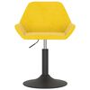 vidaXL Barov&aacute; židle hořčicově žlut&aacute; samet