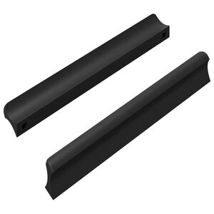 vidaXL Rukojeť 2 ks Čern&aacute; 106 x 7,4 x 15,5 mm Hlin&iacute;k