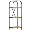 vidaXL Knihovna 3 &uacute;rovn&iacute; 40 x 30 x 109 cm Kompozitn&iacute; dřevo