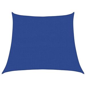 vidaXL St&iacute;nic&iacute; plachta 160 g/m&sup2; lichoběžn&iacute;k modr&aacute; 3/4 x 3 m HDPE