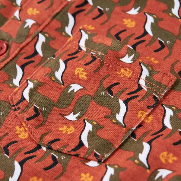 Dětsk&aacute; ko&scaron;ile světle rezav&aacute; 128