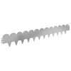 vidaXL Okraj tr&aacute;vn&iacute;ku 20 pcs 103 x 15 cm Ocel Stř&iacute;brn&aacute;