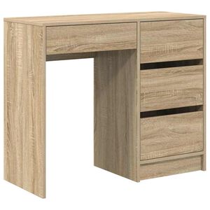 vidaXL Stůl Sonoma dub Kompozitn&iacute; dřevo 90 x 37.5 x 75 cm