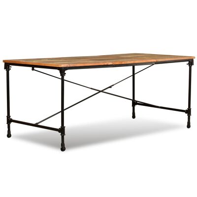 vidaXL Jídelní stůl z masivního recyklovaného dřeva 180 cm