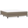 vidaXL R&aacute;m postele s boxspringem taupe 180 x 200 cm textil
