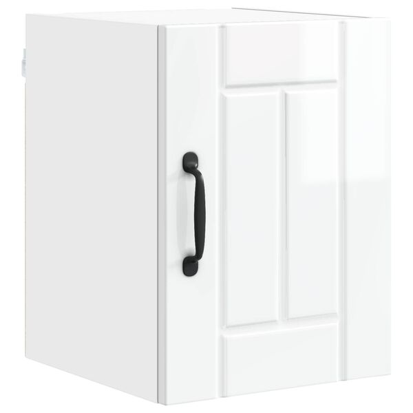 vidaXL Kuchyňsk&aacute; skř&iacute;ň Vysoce leskl&aacute; b&iacute;l&aacute; 30 x 31 x 40 cm