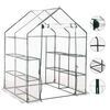 vidaXL Sklen&iacute;k s 8 policemi 143 x 143 x 195 cm