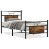 vidaXL R&aacute;m postele bez matrace kouřov&yacute; dub 90x200 cm kompozitn&iacute; dřevo