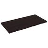 vidaXL Koupelnov&aacute; deska tmavě hněd&aacute; 120x60x(2-4) cm o&scaron;etřen&yacute; masiv
