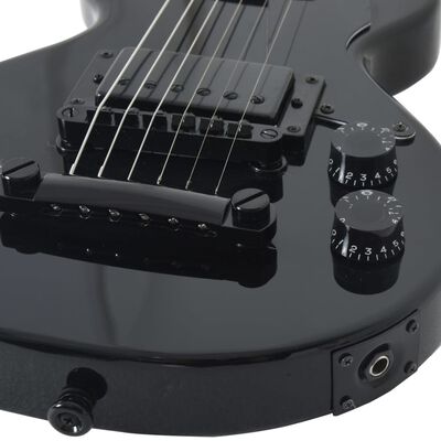 vidaXL Elektrická kytara pro děti s obalem černá 3/4 30"