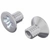 vidaXL Hřeb&iacute;ky s opatřenou hlavou 2 pcs Stř&iacute;brn&aacute; M4 x 6 mm Ocel