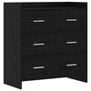 vidaXL Serv&iacute;rovac&iacute; skř&iacute;ň Čern&yacute; dub 75 x 33 x 80 cm Kompozitn&iacute; dřevo