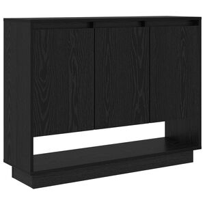 vidaXL Serv&iacute;rovac&iacute; skř&iacute;ň Čern&yacute; dub 97 x 29 x 75 cm kompozitn&iacute; dřevo