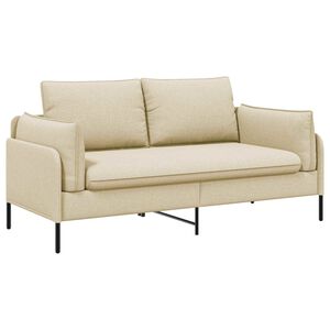 vidaXL Sofa pro dvě osoby Kr&eacute;mov&aacute; 188 x 81 x 89 cm Textil