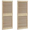 vidaXL Skř&iacute;ňov&eacute; dveře se dveřmi 2 pcs Př&iacute;rodn&iacute; 140,5 x 2,1 x 59,5 cm