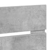 vidaXL Čelo postele Betonově &scaron;ed&aacute; 80 cm Kompozitn&iacute; dřevo
