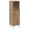 vidaXL Koupelnov&aacute; skř&iacute;ňka dub artisan 30x30x100 cm kompozitn&iacute; dřevo
