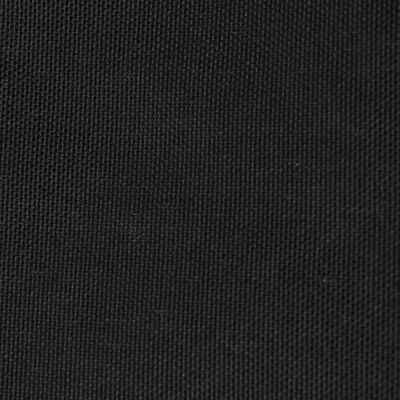 vidaXL Stínicí plachta oxfordská látka lichoběžník 2/4 x 3 m černá