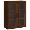 vidaXL Skř&iacute;ň highboard hněd&yacute; dub 69,5 x 34 x 180 cm kompozitn&iacute; dřevo