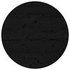 vidaXL Stoln&iacute; deska kulat&aacute; čern&aacute; &Oslash; 80 x 3 cm masivn&iacute; borov&eacute; dřevo
