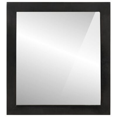 vidaXL Koupelnové zrcadlo 55x1x60 cm sklo a masivní mangovníkové dřevo