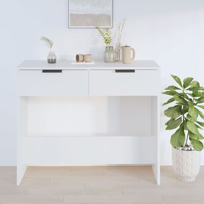 vidaXL Konzolový stolek bílý 90 x 36 x 75 cm kompozitní dřevo