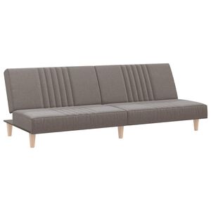 vidaXL Rozkl&aacute;dac&iacute; pohovka taupe textil
