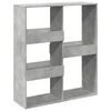 vidaXL Dělic&iacute; stěna betonově &scaron;ed&aacute; 100 x 33 x 115 cm kompozitn&iacute; dřevo