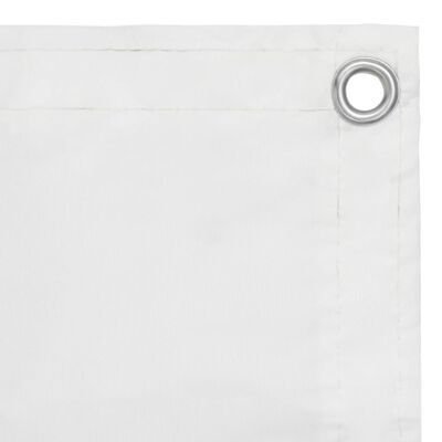 vidaXL Balkónová zástěna bílá 120 x 300 cm oxfordská látka