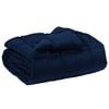vidaXL Zimn&iacute; přikr&yacute;vka &Scaron;něrov&aacute;n Tmavě modr&aacute; 140 x 200 cm Mikrovl&aacute;kno