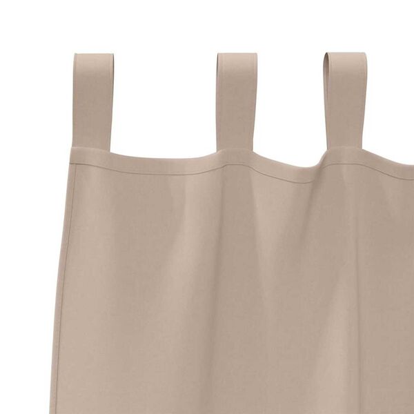 vidaXL Z&aacute;věsy na zatemněn&iacute; s kroužky 2 pcs Taupe 245 x 140 cm