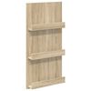 vidaXL Reg&aacute;l na časopisy Sonoma dub 51 x 11 x 102 cm Kompozitn&iacute; dřevo