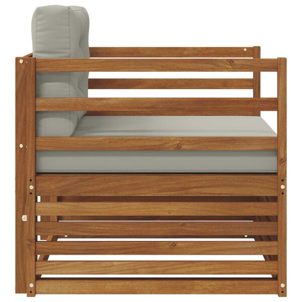 vidaXL Venkovn&iacute; pohovkov&aacute; souprava Masivn&iacute; ak&aacute;ciov&eacute; dřevo a polyester