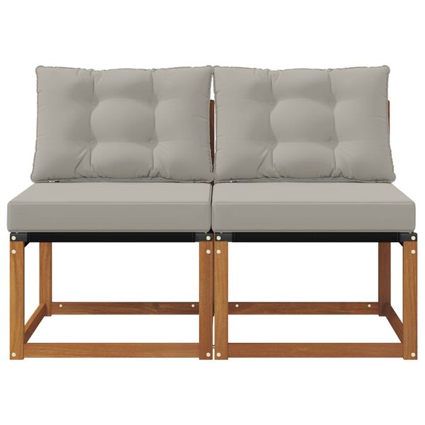 vidaXL 2 Kus Zahradn&iacute; prostředn&iacute; pohovka