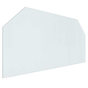 vidaXL Skleněn&aacute; deska k krbu Transparentn&iacute; 120 x 60 cm Sklo