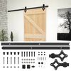 vidaXL Posuvn&eacute; dveře 90 x 210 cm Masivn&iacute; borovicov&eacute; dřevo