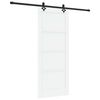 vidaXL Posuvn&eacute; dveře ORKDAL B&iacute;l&aacute; 83 x 202 cm Masivn&iacute; borovicov&eacute; dřevo