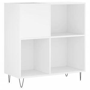 vidaXL Skř&iacute;ňka na LP desky b&iacute;l&aacute; 84,5 x 38 x 89 cm kompozitn&iacute; dřevo