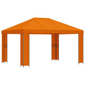 vidaXL Alt&aacute;n 4 &times; 3 m Oranžov&aacute; Polyester a ocel 190