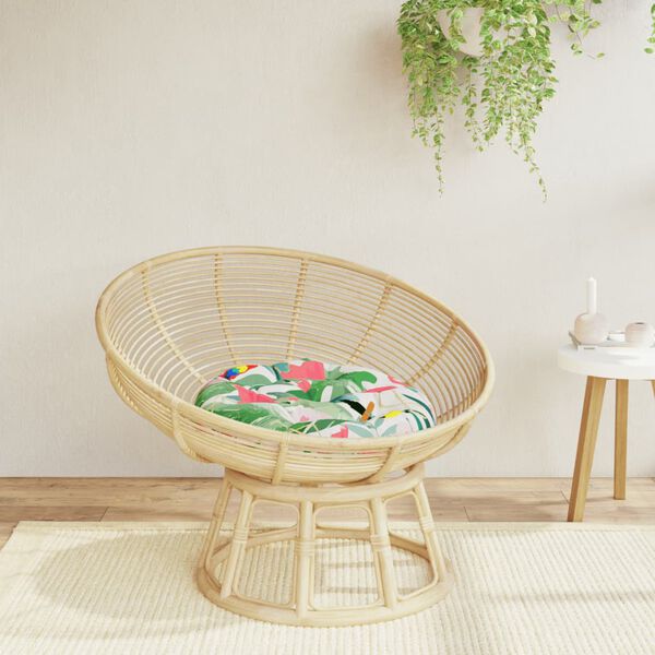 vidaXL Kulat&yacute; sed&aacute;k v&iacute;cebarevn&yacute; &Oslash; 60 x 11 cm oxfordsk&aacute; tkanina