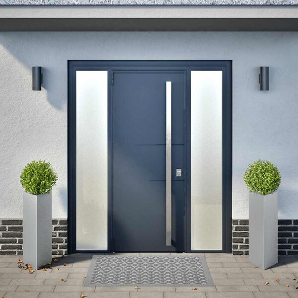 vidaXL Zahradn&iacute; truhl&iacute;ky 2 ks troj&uacute;heln&iacute;k 30x26x75 cm pozinkovan&aacute; ocel