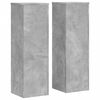 vidaXL Stojany na rostliny 2 ks betonově &scaron;ed&eacute; 25 x 25 x 80 cm kompozit
