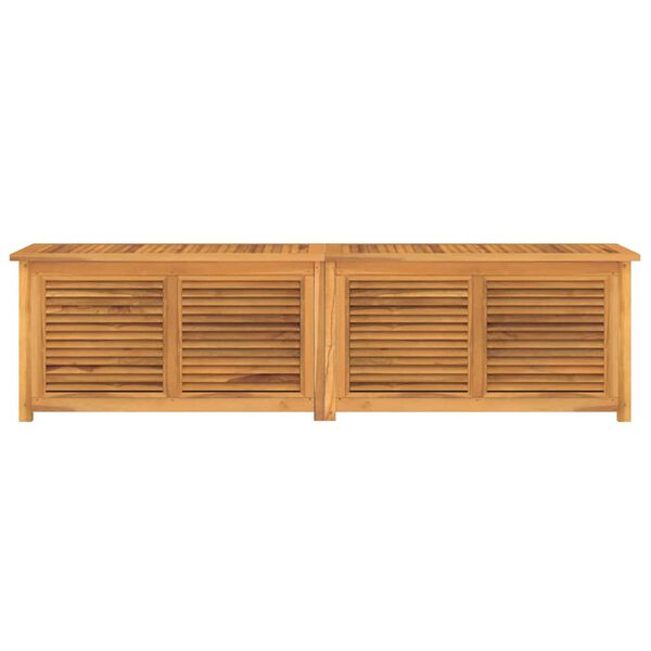 vidaXL Zahradn&iacute; &uacute;ložn&yacute; box s vložkou 200 x 50 x 55 cm masivn&iacute; teak