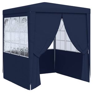 vidaXL Profesion&aacute;ln&iacute; party stan s bočnicemi 2 x 2 m modr&yacute; 90 g/m&sup2;