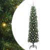 vidaXL Uměl&yacute; v&aacute;nočn&iacute; stromeček Zelen&aacute; 240 cm PVC, ocel a plast