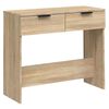 vidaXL Konzolov&yacute; stolek dub sonoma 90 x 36 x 75 cm kompozitn&iacute; dřevo