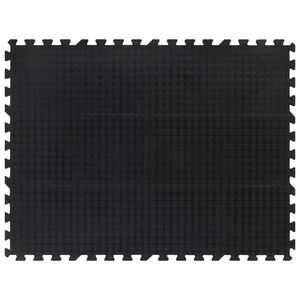 vidaXL Gumov&aacute; podlahov&aacute; dlaždice čern&aacute; 12 mm 90 x 120 cm