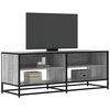 vidaXL TV skř&iacute;ňka &scaron;ed&aacute; sonoma 120,5x40x46 cm kompozitn&iacute; dřevo a kov
